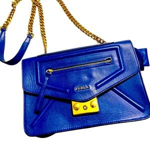 - Furla cross body - electric blue